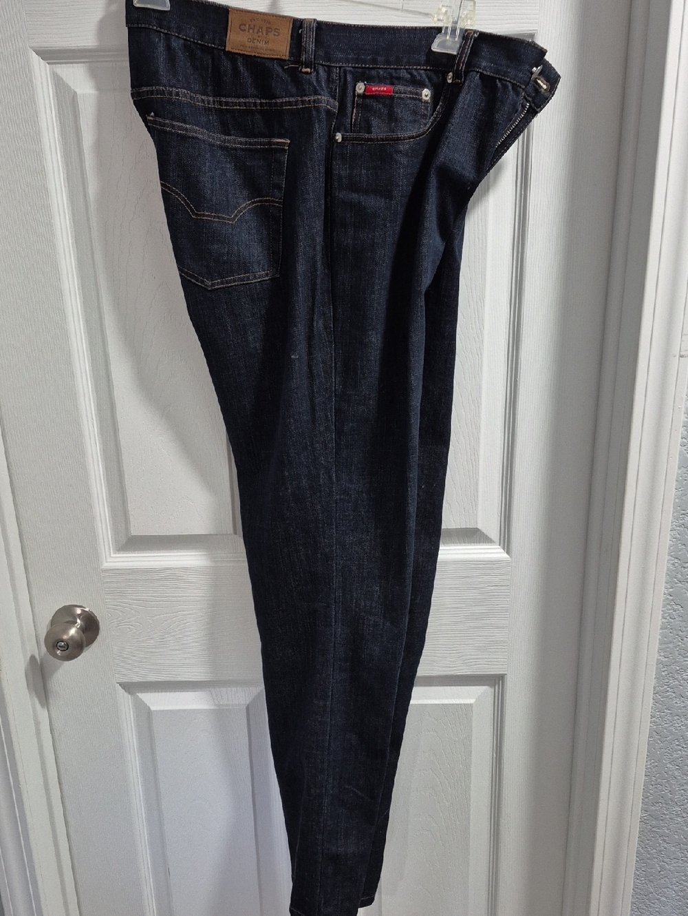 Chaps Women's Dark Indigo Straight Jeans, See MATCHING JACKET